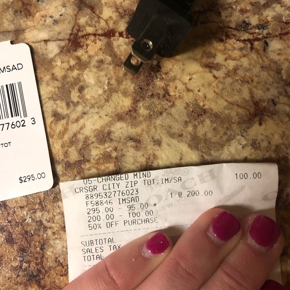 Coach City Zip Tote - Picture 8 of 8